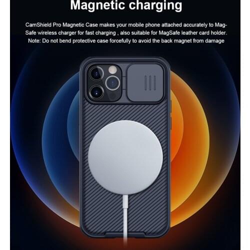 For iPhone 12 Pro Max Case NILLKIN CamShield Pro Magnetic Case For iPhone 12 mini Lens Protection Cover