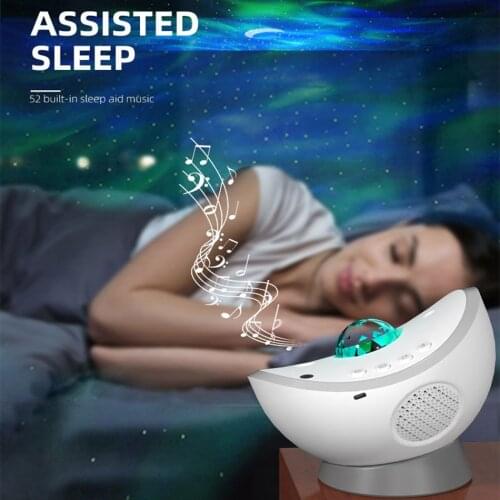 Colorful LED Starry Sky Galaxy Projector LED Night light Rotatable Projection Lamp USB Music Player Romantic Star Projector