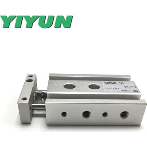 CXSM6-10/20/30 YIYUN brand perform Pneumatic components air tool Dual rod cylinder with guide function CXS CXSM series