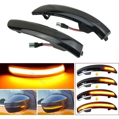 For Ford C-Max 2013-2017 Focus 3 MK3 2012-2018 LED Dynamic Turn Signal Blinker Side Sequential Rearview Mirror Indicator Light