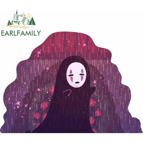 EARLFAMILY 13cm x 9.2cm For Spirited Away Vinyl Car Wrap Stickers Funny Decal Vinyl Material Graffiti Personality For JDM SUV RV