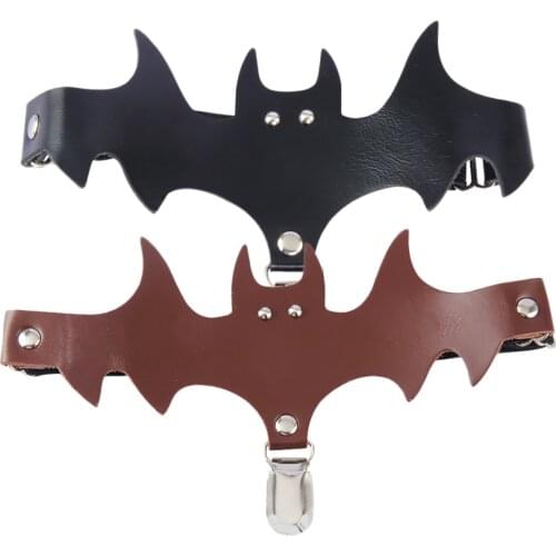 Elastic PU Leather Bat Leg Garter Belt Thigh For Halloween Gifts