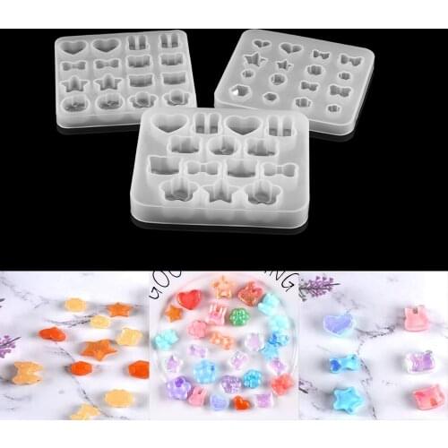 Rabbit Pendants Silicone Molds Bowknot Epoxy Resin Casting Mould Cake Fondant Mold for DIY Crafts Jewelry Resin Accessories