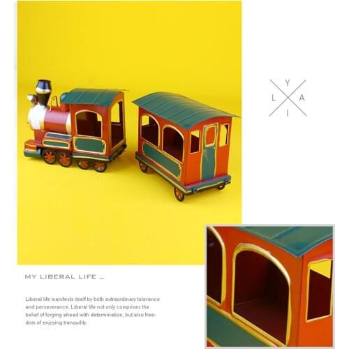 Mini Simulation Steam Train Pull-Back Train Model Diecasts Locomotive for Kids Birthday Gifts