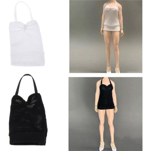 Mini Female Clothing Dress for 1/12 Action Figure Women Doll