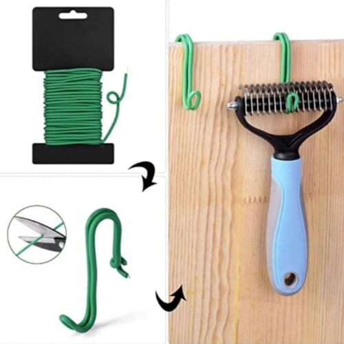 Reusable garden plant kinks with soft cord tie for gardening, home, office