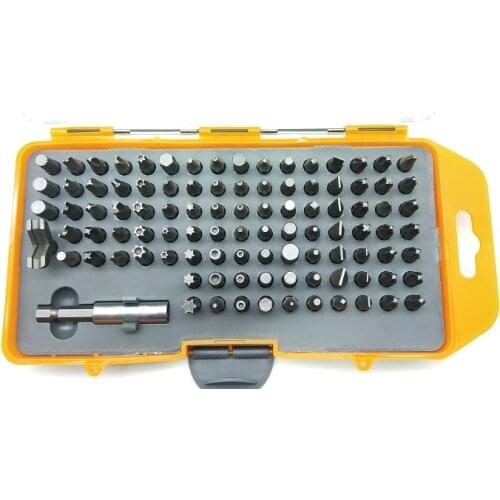 New 100pcs/set L 25mm Crv Magnetic Screwdriver set Security Bit Set