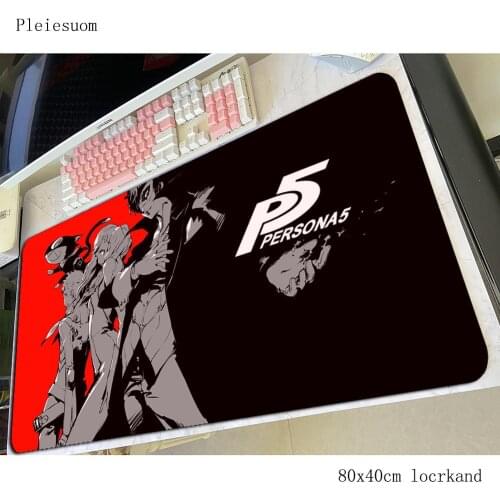 Persona 5 mousepad gamer Aestheticism 800x400mm gaming mouse pad Professional notebook accessories laptop padmouse ergonomic mat