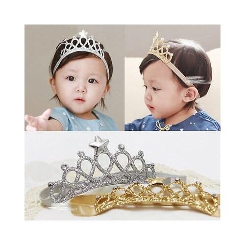 Headwear Girls Princess Headbands Baby Headwear Bow Crown Toddler Kids Hair Accessories