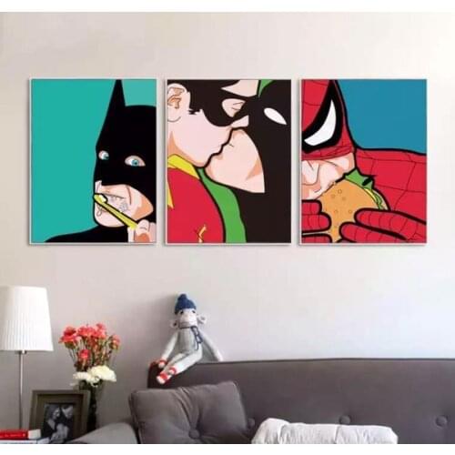 Hand Painted Arworks on Canvas Secret Life Of Heroes Modern Art Good For Bedroom No Frame