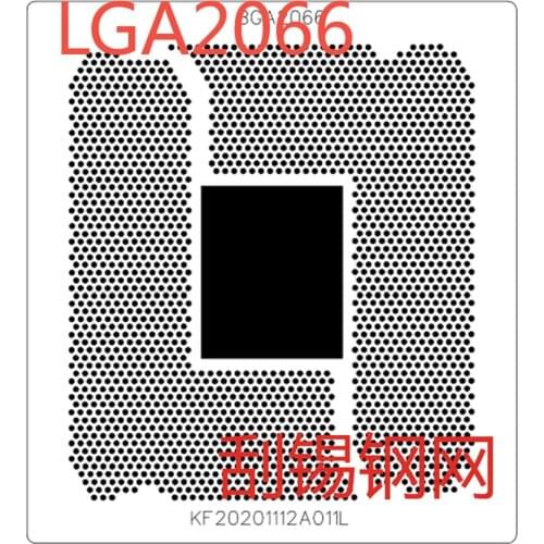 LGA2066 CPU Foot Base Printed Solder Paste Stencil
