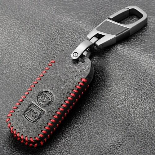 High-quality car leather keychain key chain cover case for Honda PCX 150 hybrid X-ADV SH125 Scoopy SH300 Forza 125 2 buttons