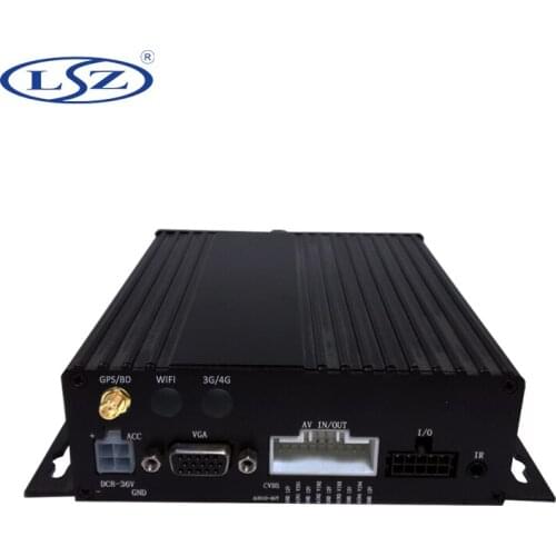 2.0MP AHD 1080P Double SD Card GPS 4Ch Mobile DVR for School Bus Trailer Truck Taxi Car