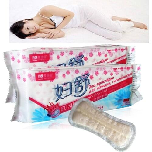 20 pcs/ 2 packs Fushu Women Healthy Medicated Anion Pads for infection pads for female inflammation Chinese Medicine