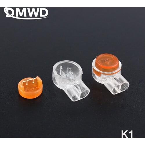 200pcs/pack K1 Connector Crimp Connection Terminal Waterproof Wiring Network Ethernet Telephone Cable Cord RJ45 Connector