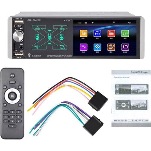 4.1 Inch Car Radio 1Din Contact Screen Multimedia MP5 Player Auto Stereo Bluetooth