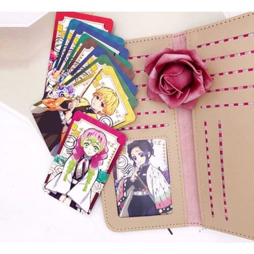 Anime Demon Slayer: Kimetsu No Yaiba Kamado Tanjirou Nezuko Photocard Character Card for Kids Gift Collection Set Gift