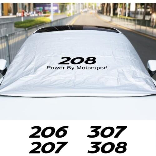 Car Umbrella Shade Window Sunshade Winter Snow Cover For Peugeot 206 207 208 301 306 307 308 406 407 408 508 Auto Accessories
