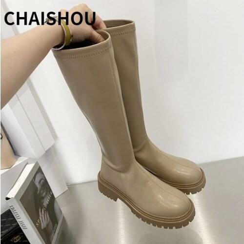 Женские высокие ботинки CHAISHOU China At AliExpress