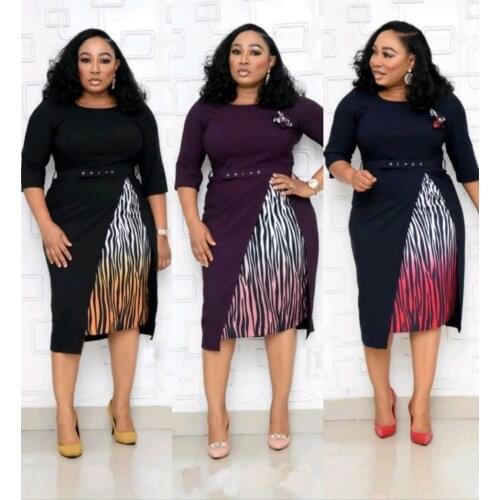 HGTE African Dresses For Women 2020 dashiki autumn Plus Size Dress Ladies Traditional African Clothing 2XL-6XL