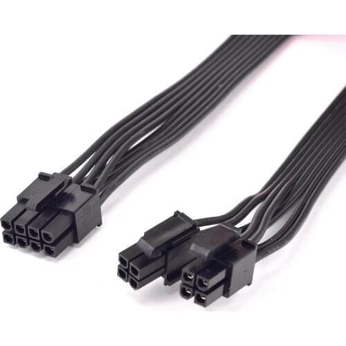 CPU 8 Pin to 4+4 Pin ATX Power supply Cable 8Pin to 8pin EPS Cable P8 to P4 for Cooler Master Silent Pro Hybrid 1300W modular