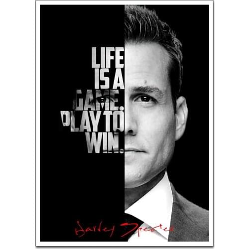 Canvas Print Harvey Spector Poster Decorative Picture Modern Wall Art Paintings Home Decor No Frame