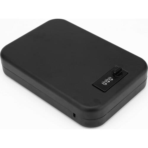 Password Safes Portable Car Safebox Gun Safes Valuables Money Jewelry Storage Box Security Strongbox 1mm Cold-rolled Steel Sheet