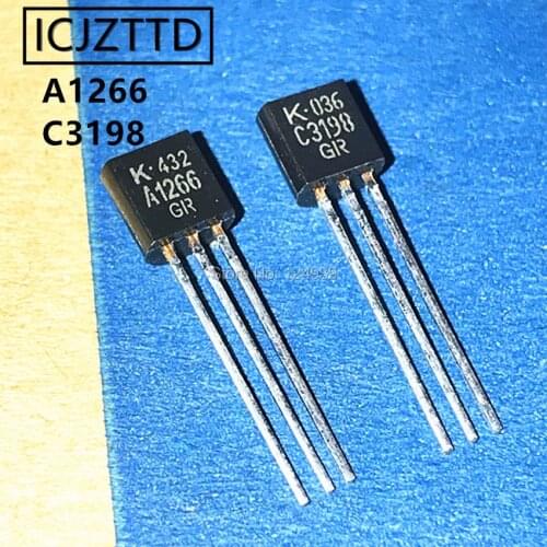 KTC3198-GR KTA1266-GR NEW Original TO-92 C3198 A1266 C3198GR A1266GR A1266-GR C3198-GR 2SC3198 2SA1266