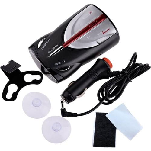 12V 16-Band Cobra XRS 9880 Laser Anti Radar Car Detector 360 degree Led Display Laser Anti Radar Detector