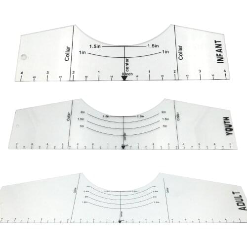 T-Shirt Ruler T-Shirt Alignment Tool Ruler for Vinyl Decals Vinyl T-Shirt Ruler Guide Sublimation Designs on T-shirt GDe