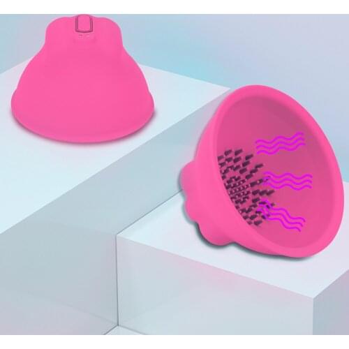 Nipple Stimulation Licking Vibrator Breast Massage Breast Enlargement Masturbator Suction Cup Nipple Chest Sucker