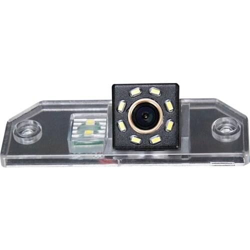 Misayaee Car Rear View Reverse Parking Camera Golden 8 LED for FORD Focus Mk2 3 Carriages Mondeo C-MAX Waterproof Night Vision