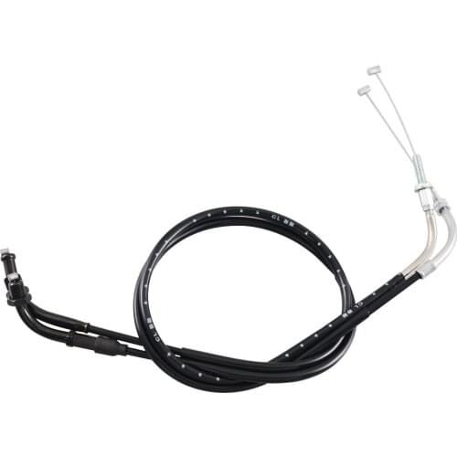 Motorcycle Black Steel Wine Throttle Cable Wire Fits For Honda Hornet 600 Hornet 900 CB600 CB900