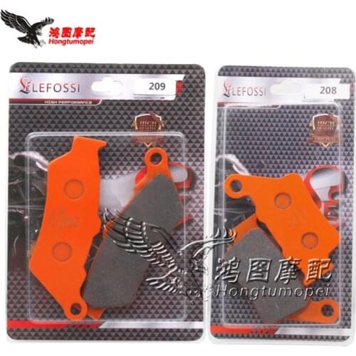 Motorcycle Front / Rear Brake Pads For ROYAL ENFIELD 535 Continental GT 2013-2018 Continental/Interceptor 650 Twin 2018-2019