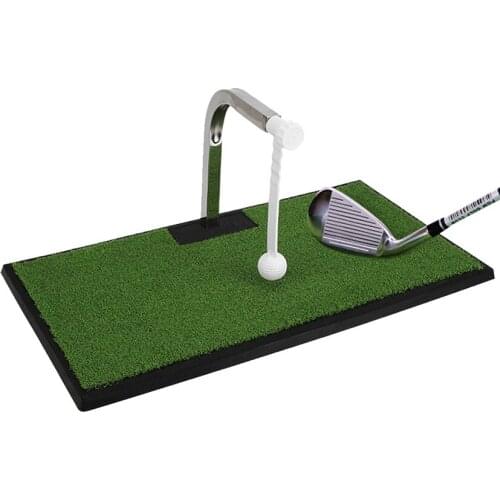 Professional Golf Putting Trainer Indoor Golf Putting Practice Mat 360°Rotation Golf Putter Green Swing Alignment Trainer HL005