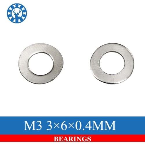 100Pcs DIN137A GB860 M3 304 Stainless Steel Wave Washers Spring Washer