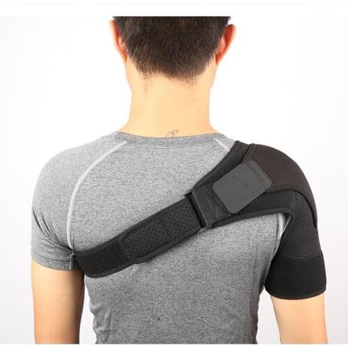 Adjustable Left/Right Shoulder Support Bandage Protector Brace Joint Pain Injury Shoulder Strap For Shoulder Pain Sprains