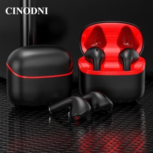 With Wireless Charging TWS Bluetooth 5.0 Earphones Wireless Headphone 9D Stereo Sports Waterproof Earbuds Headsets JM12