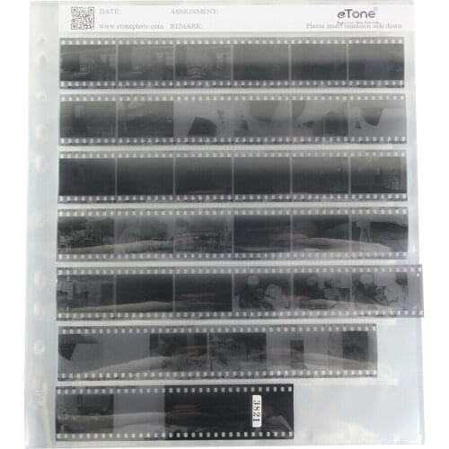 Acid-Free Ring Binder Archival Storage Sheets Pages 35mm 135 B&W Film Slide