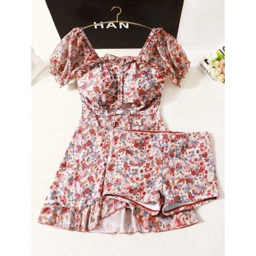 Floral One Piece Swimsuit 2021 Sexy Hollow Out Push Up Female Swimwear Women Beachwear Swimming Wear for Bathing Suit Monokini