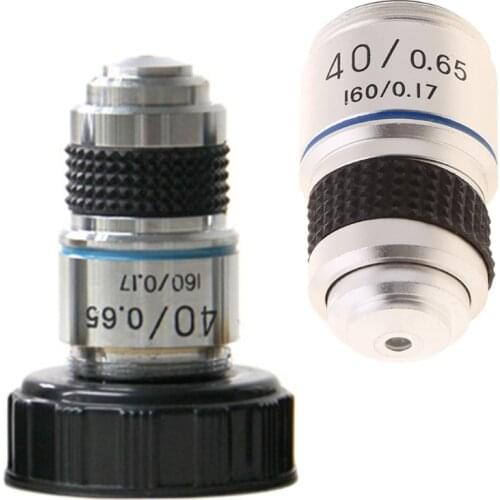 4X 10X 40X 100X High Quality Microscope Objective Lens Achromatic Objective Laboratory Biological Microscope parts