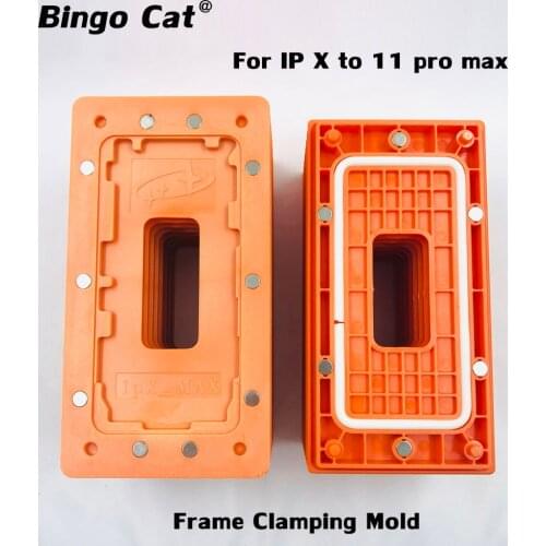 LCD Frame Clamping Holding Mold Mould For iPhone 11pro max X XS max Lcd Glass Frame Position Holding Phone Repair Fixture Tool