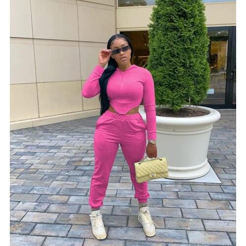 Womens 2pcs Tracksuit Outfit Long Sleeve Zipper Top Irregular Hem Hoodied Sweatsuit High Elastic Fitness Long Pants Jogger Set