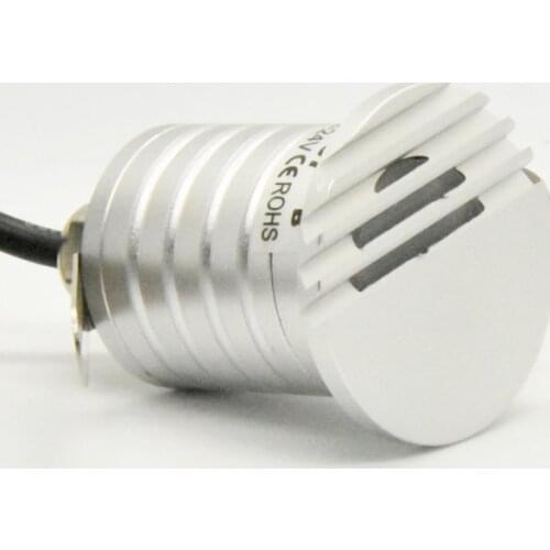 1W IP67 12V 24V D30mm Mini LED Ceiling Downlight Swimming Pool Light Rainproof Spot Deck Mirror Lamp Hotel Stair Lighting