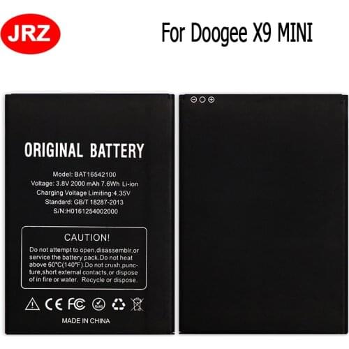 10PCS/LOT 2000mAh For Doogee X9 MINI Battery 5.0inch BAT16542100