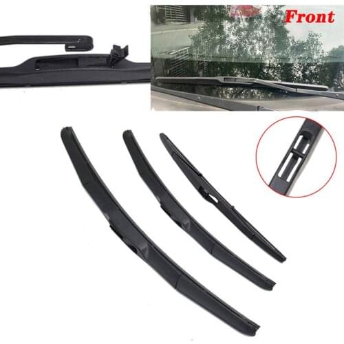 Car Front & Rear Wiper Blades Set For BMW X3 E83 2004 2005 2006 2007 2008 2009 2010 Windshield Windscreen Wiper blade
