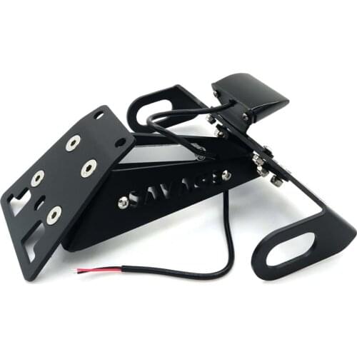 License Plate Holder For Honda CBR650F CB650F 650F 2014-2018 2017 2016 2015 Motorcycle Fender Registration Frame LED Bracket