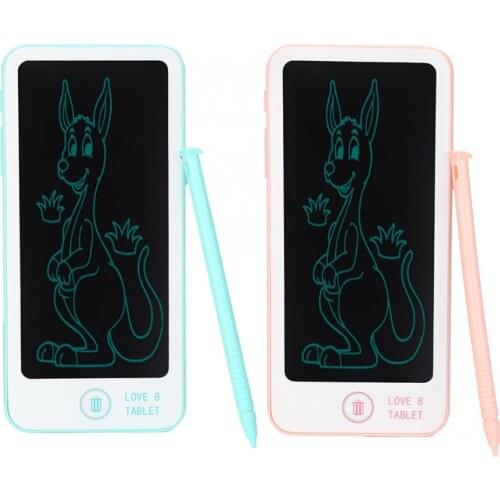 Children LCD Electronic Drawing Tablet for Children Writing Board Phone Shape Drawing Board with Pen for Kid Gift