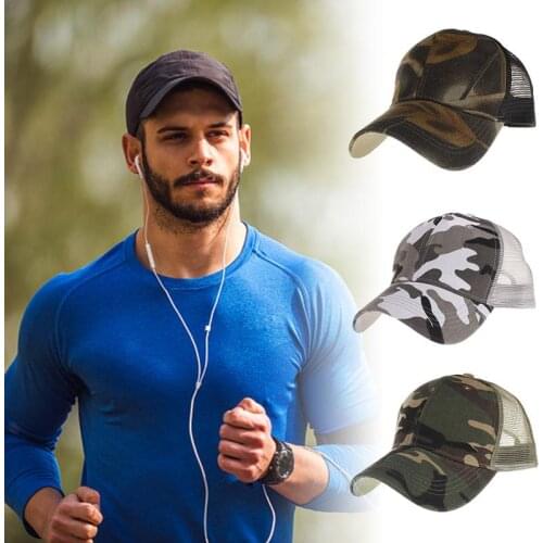Spring Summer Camouflage Mesh Cap Breathable Baseball Cap Hip Hop For Men Women Outdoor Mountaineering Cap Hot Sale 2019