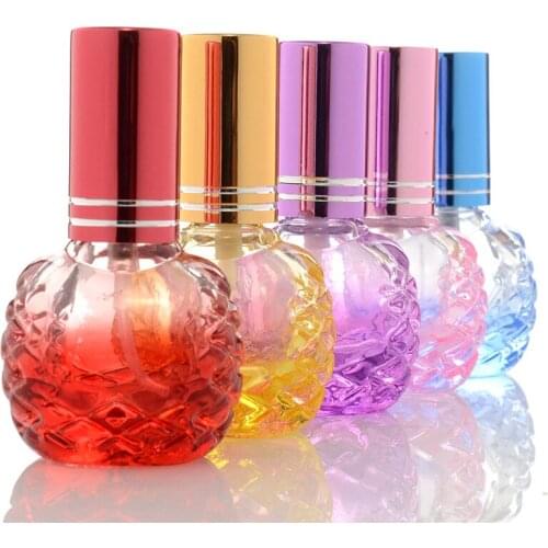 Beautiful 8ml Glass Perfume Spray Bottle Bulk Portable Empty Bottle 100PCS/LOT